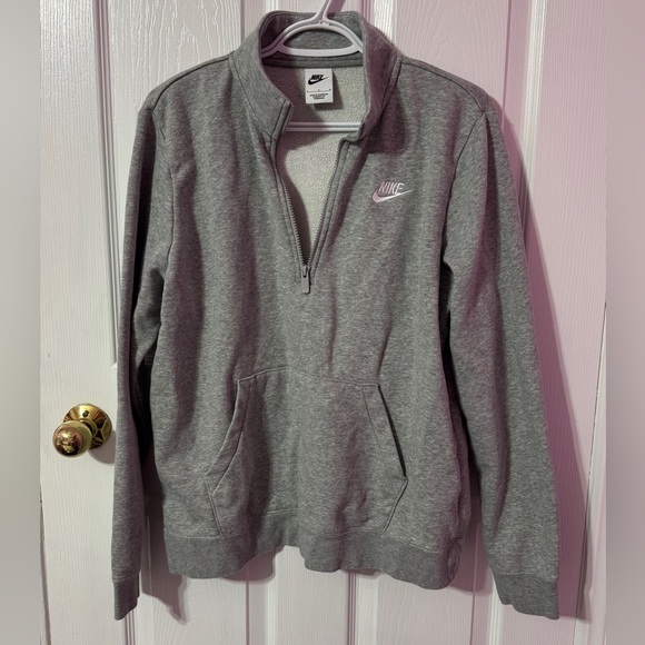 Nike Sweaters - Nike Women’s Zip-Up Gray Sweater